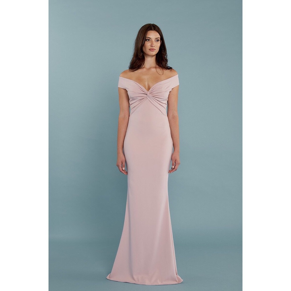 Katie May Liu Bridesmaid Gown in Dusty Rose